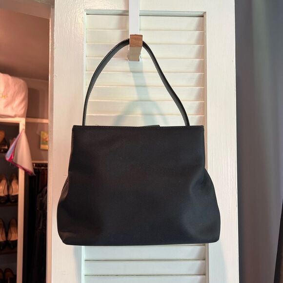 Coach Mercer Black Mini Bag in Leather and Nylon - Picture 2 of 9